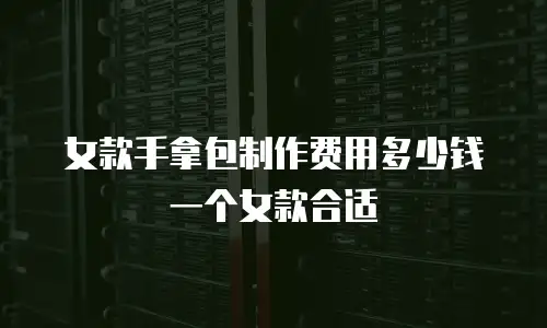 女款手拿包制作费用多少钱一个女款合适