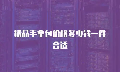 精品手拿包价格多少钱一件合适