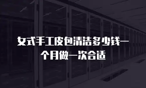 女式手工皮包清洁多少钱一个月做一次合适