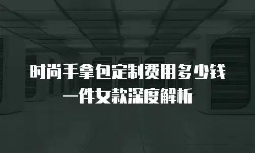 时尚手拿包定制费用多少钱一件女款深度解析