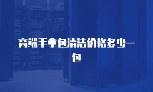 高端手拿包清洁价格多少一包