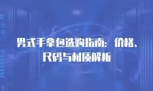 男式手拿包选购指南：价格、尺码与材质解析