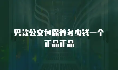 男款公文包保养多少钱一个正品正品