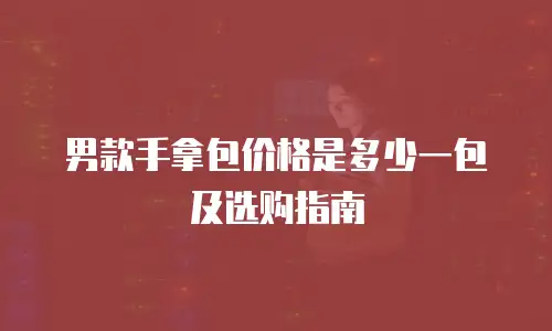 男款手拿包价格是多少一包及选购指南