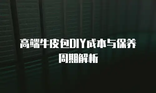 高端牛皮包DIY成本与保养周期解析