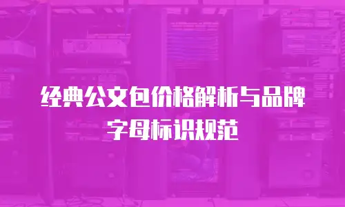 经典公文包价格解析与品牌字母标识规范