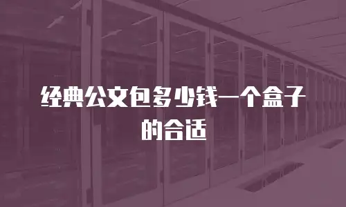 经典公文包多少钱一个盒子的合适
