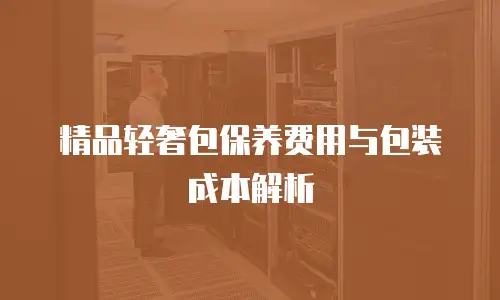 精品轻奢包保养费用与包装成本解析