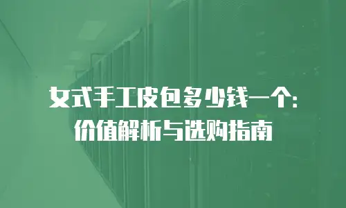 女式手工皮包多少钱一个：价值解析与选购指南