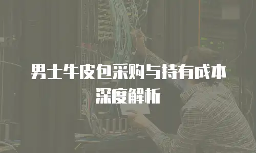男士牛皮包采购与持有成本深度解析