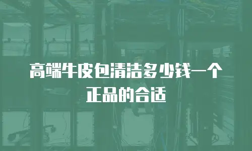 高端牛皮包清洁多少钱一个正品的合适