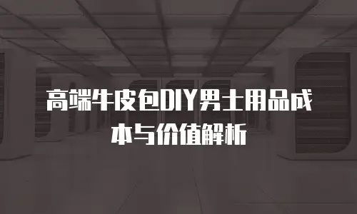 高端牛皮包DIY男士用品成本与价值解析