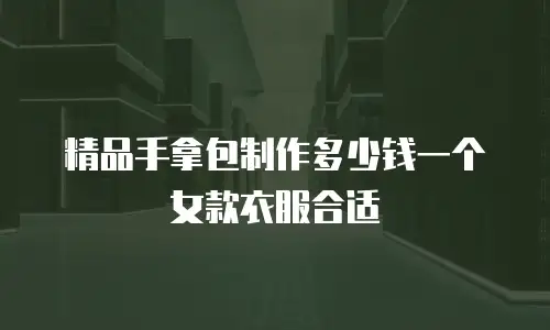 精品手拿包制作多少钱一个女款衣服合适