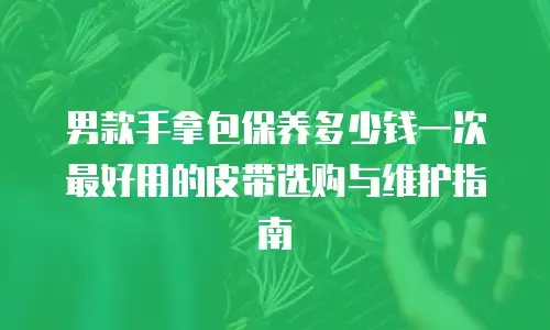 男款手拿包保养多少钱一次最好用的皮带选购与维护指南