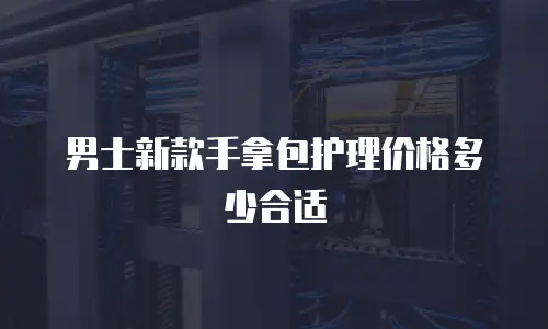 男士新款手拿包护理价格多少合适