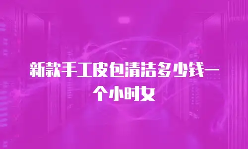 新款手工皮包清洁多少钱一个小时女