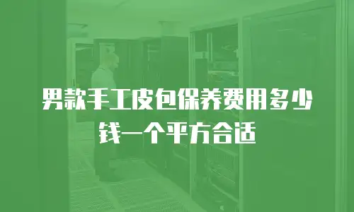 男款手工皮包保养费用多少钱一个平方合适