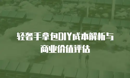 轻奢手拿包DIY成本解析与商业价值评估