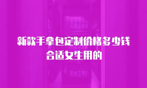 新款手拿包定制价格多少钱合适女生用的