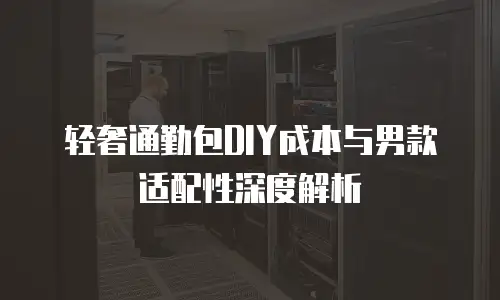 轻奢通勤包DIY成本与男款适配性深度解析