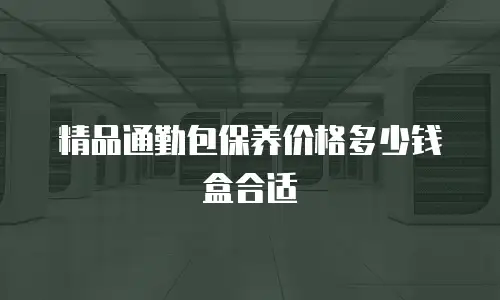 精品通勤包保养价格多少钱盒合适