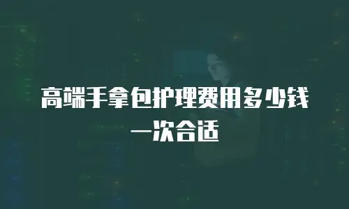 高端手拿包护理费用多少钱一次合适