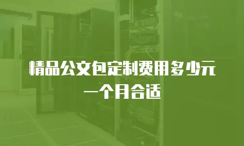 精品公文包定制费用多少元一个月合适
