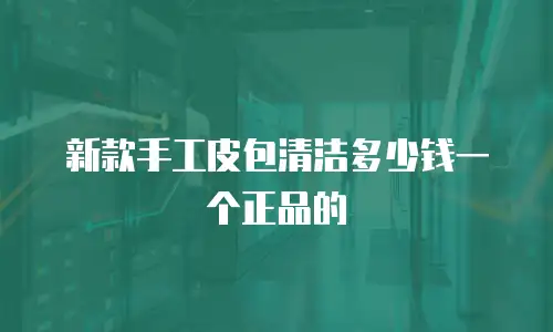 新款手工皮包清洁多少钱一个正品的