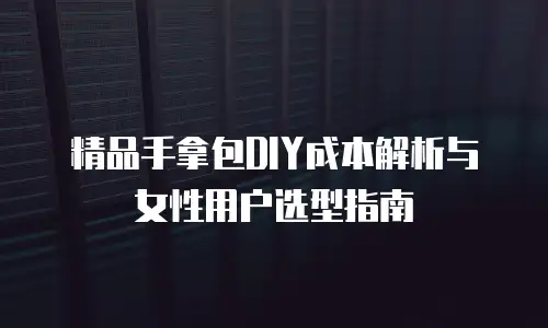 精品手拿包DIY成本解析与女性用户选型指南