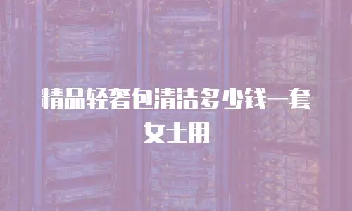 精品轻奢包清洁多少钱一套女士用