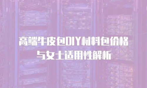 高端牛皮包DIY材料包价格与女士适用性解析