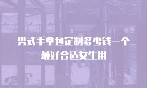 男式手拿包定制多少钱一个最好合适女生用