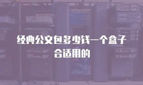 经典公文包多少钱一个盒子合适用的