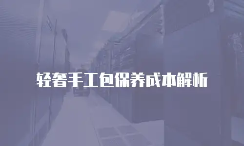 轻奢手工包保养成本解析