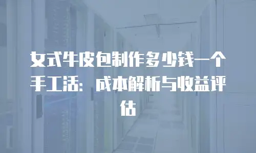 女式牛皮包制作多少钱一个手工活：成本解析与收益评估