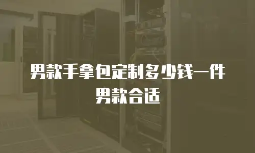男款手拿包定制多少钱一件男款合适