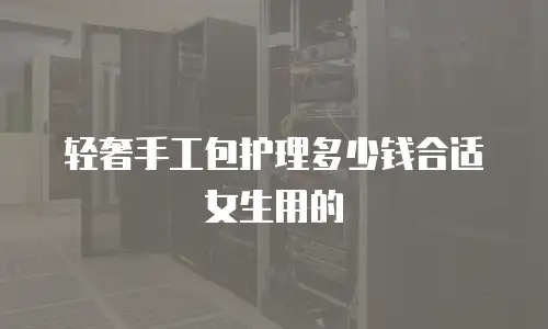 轻奢手工包护理多少钱合适女生用的