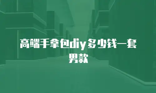 高端手拿包diy多少钱一套男款