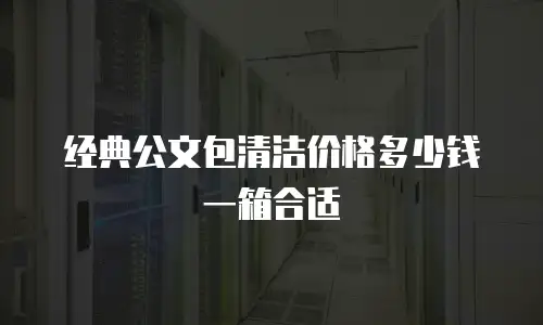 经典公文包清洁价格多少钱一箱合适