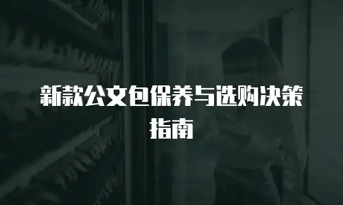 新款公文包保养与选购决策指南