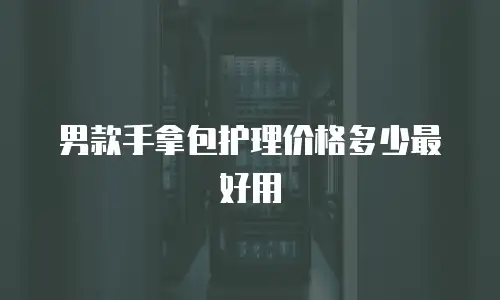 男款手拿包护理价格多少最好用