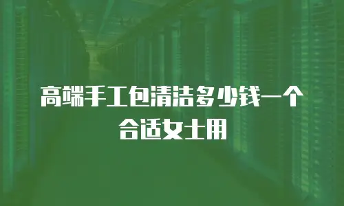 高端手工包清洁多少钱一个合适女士用