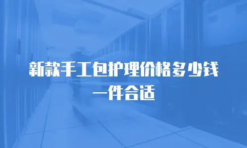 新款手工包护理价格多少钱一件合适