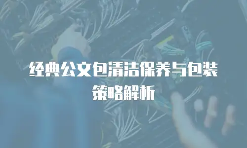 经典公文包清洁保养与包装策略解析
