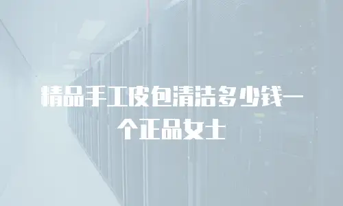 精品手工皮包清洁多少钱一个正品女士