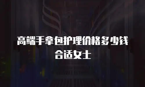 高端手拿包护理价格多少钱合适女士