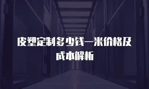 皮塑定制多少钱一米价格及成本解析