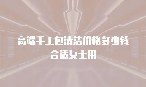 高端手工包清洁价格多少钱合适女士用