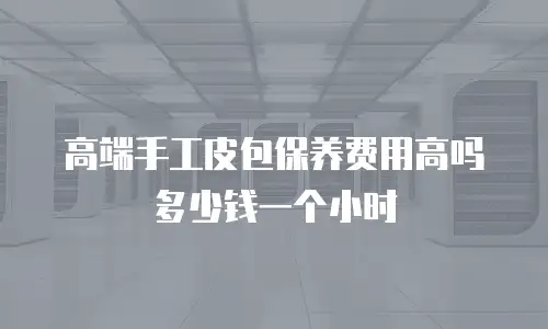 高端手工皮包保养费用高吗多少钱一个小时