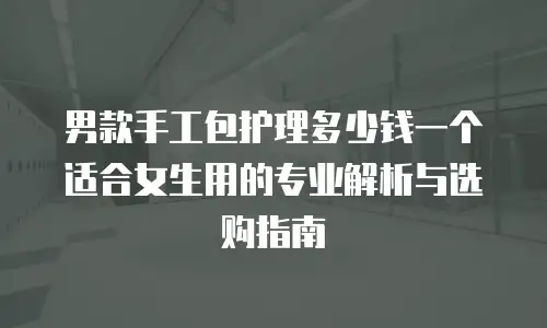 男款手工包护理多少钱一个适合女生用的专业解析与选购指南